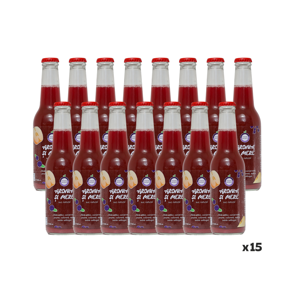Pachet 15 x Suc Aronia și Mere 275 ml