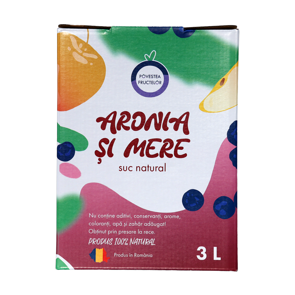 Suc de Aronia cu Măr 3L