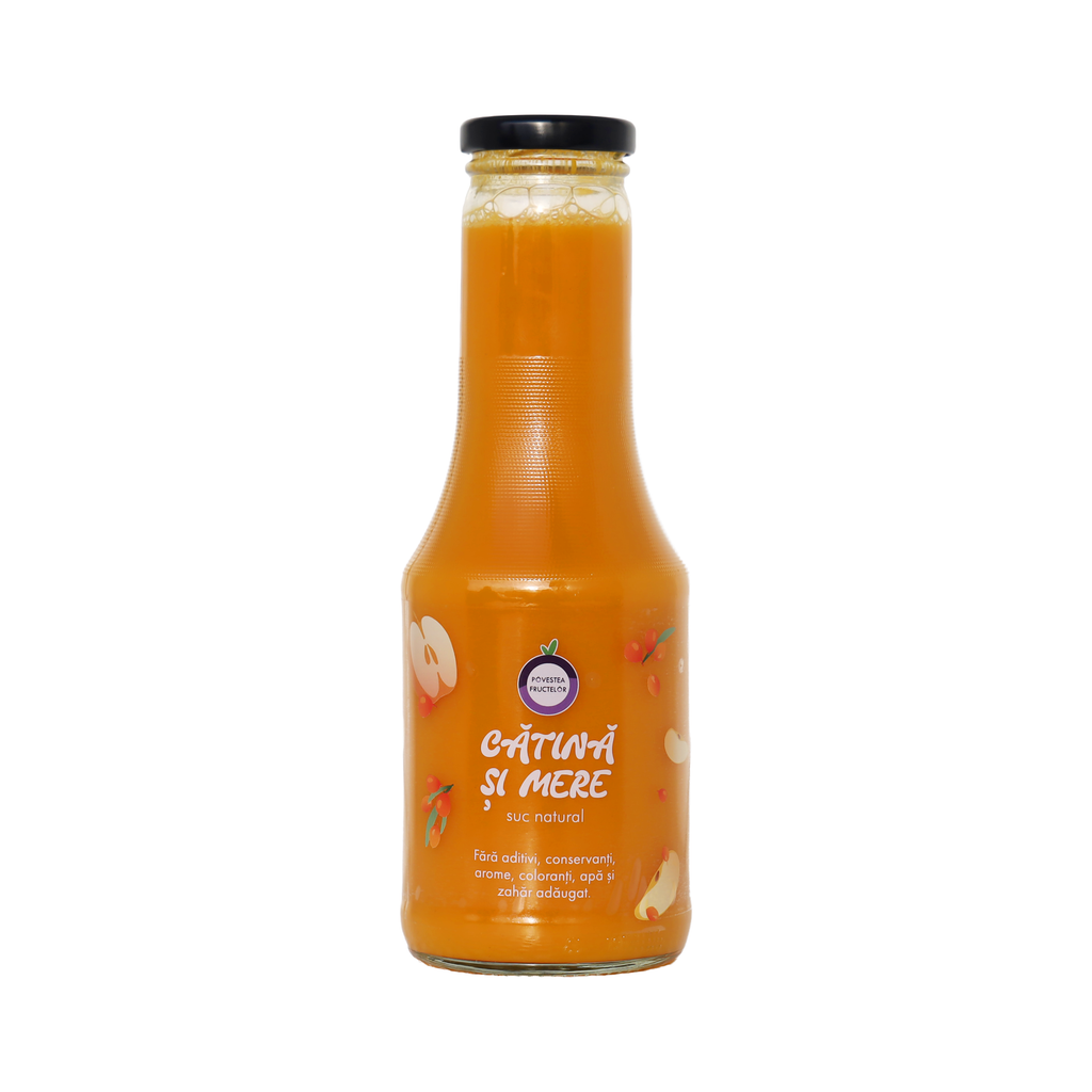 Pachet 6 x Suc Cătină cu Măr 0.5L