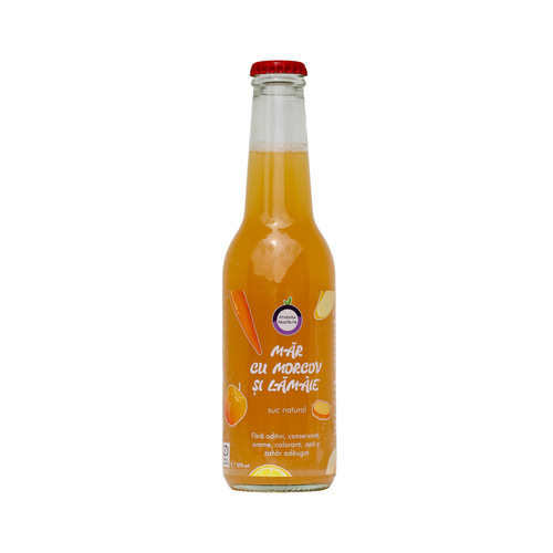 Pachet 15 x Suc Măr, Morcov și Lămâie 275 ml