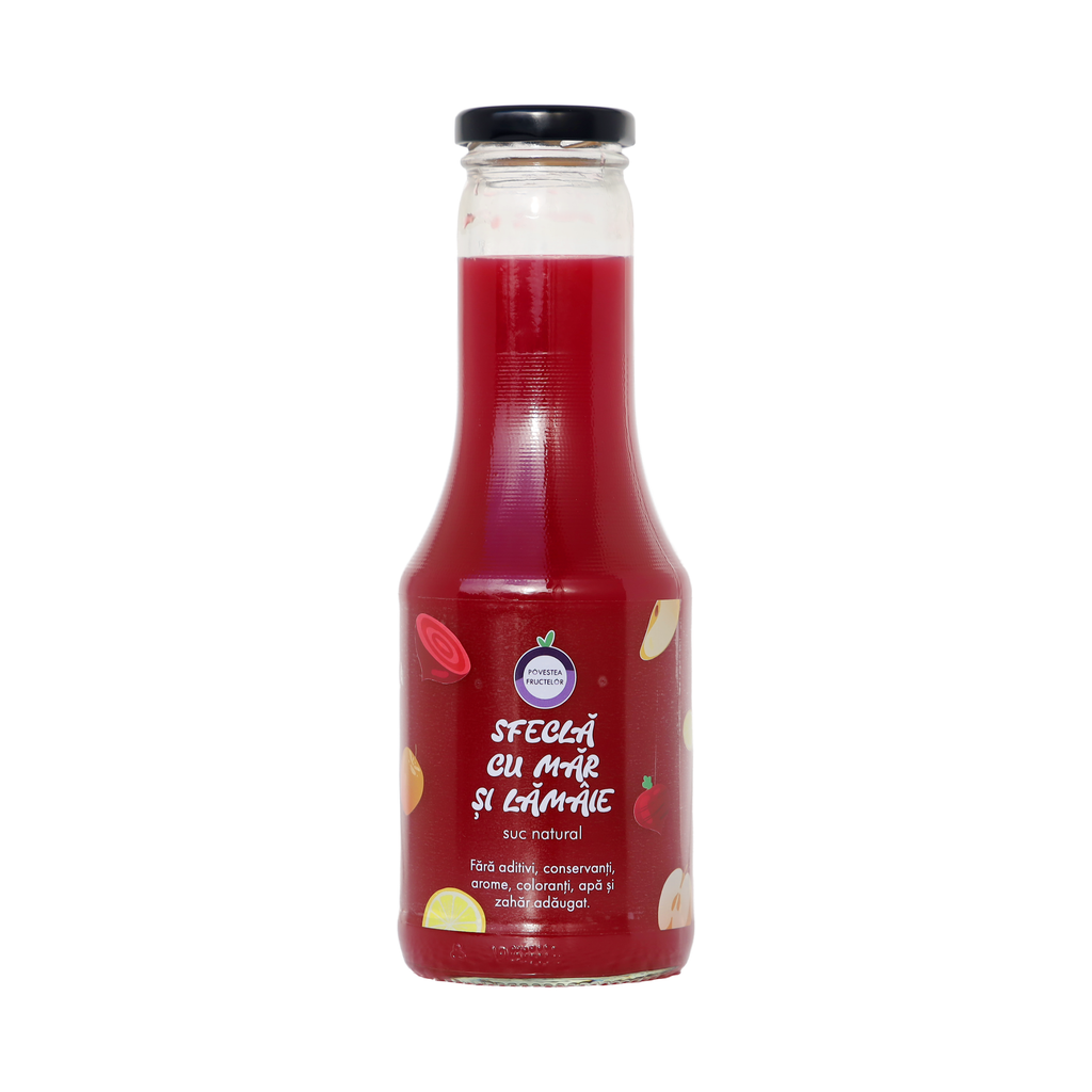 Pachet 6 x Suc Sfeclă, Măr, Lămâie 0.5 L